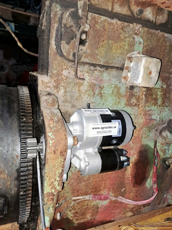 Štartér s reduktorom na Zetor 10