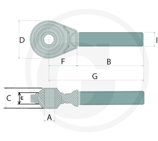 Tiahlo zvislé M36 na Zetor Crystal 6 valec 1