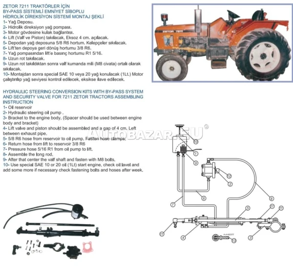 Posilňovač riadenia, servo na 4valec zetor 12